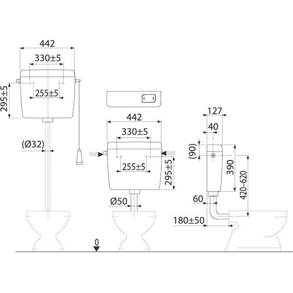 Бачок для унитаза Alcadrain A941/2 - фото 2