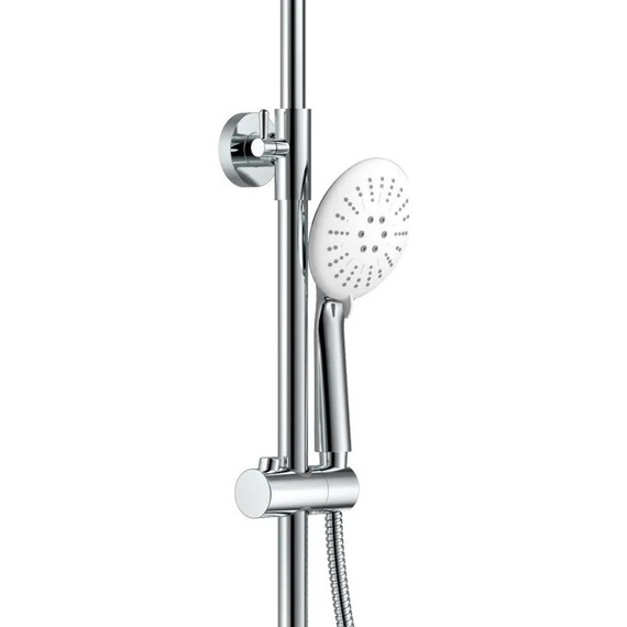 Душевая стойка Haiba HB24557-8, белый/хром - фото, картинка 2 Душевая стойка Haiba HB24557-8, белый/хром - фото 2