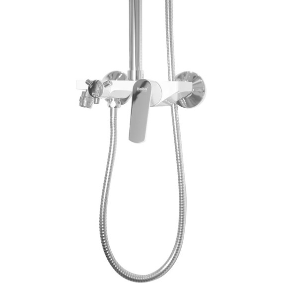 Душевая стойка Haiba HB24804, белый/хром - фото 4