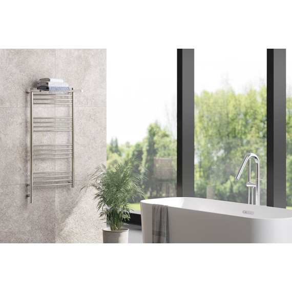 Полотенцесушитель электрический Сунержа Богема с полкой 3.0 П16 1000x500 мм (прямая перемычка) 00-5806-1050 L - фото 4