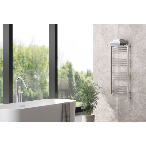 Полотенцесушитель электрический Сунержа Богема с полкой 3.0 П16 1000x400 мм (прямая перемычка) 00-5807-1040 R - фото 4