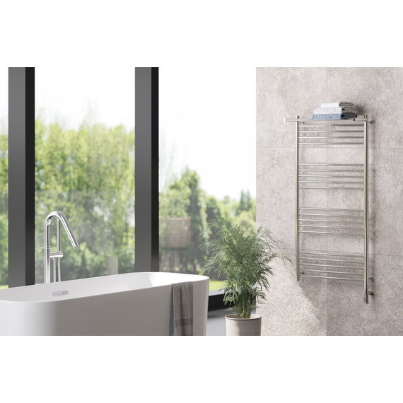 Полотенцесушитель электрический Сунержа Богема с полкой 3.0 П20 1200x600 мм (прямая перемычка) 00-5807-1260 R - фото 4