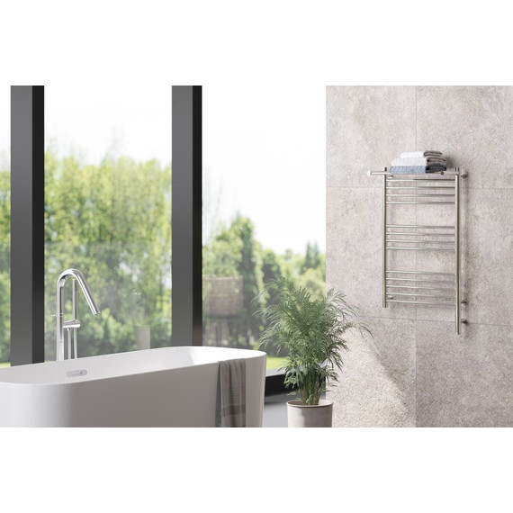 Полотенцесушитель электрический Сунержа Богема с полкой 3.0 П14 800x500 мм (прямая перемычка) 00-5807-8050 R - фото 4