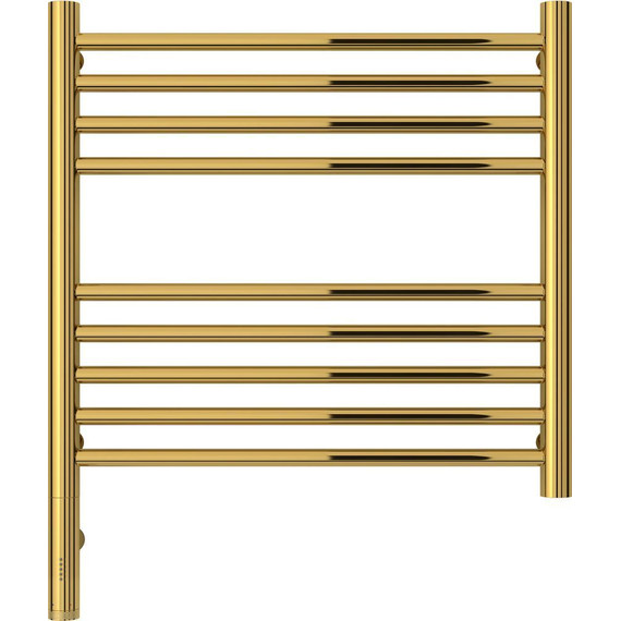 Полотенцесушитель электрический Сунержа Богема 3.0 П9 500x500 мм (прямая перемычка) 03-5804-5050 L, золото - фото 2