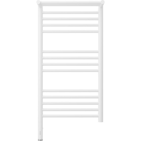 Полотенцесушитель электрический Сунержа Богема с полкой 3.0 П14 800x400 мм (прямая перемычка) 30-5806-8040 L, белый матовый - фото, картинка 2 Полотенцесушитель электрический Сунержа Богема с полкой 3.0 П14 800x400 мм (прямая перемычка) 30-5806-8040 L, белый матовый - фото 2