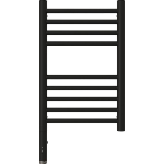 Полотенцесушитель электрический Сунержа Богема 3.0 П9 500x300 мм (прямая перемычка) 31-5804-5030 L, чёрный матовый - фото 2