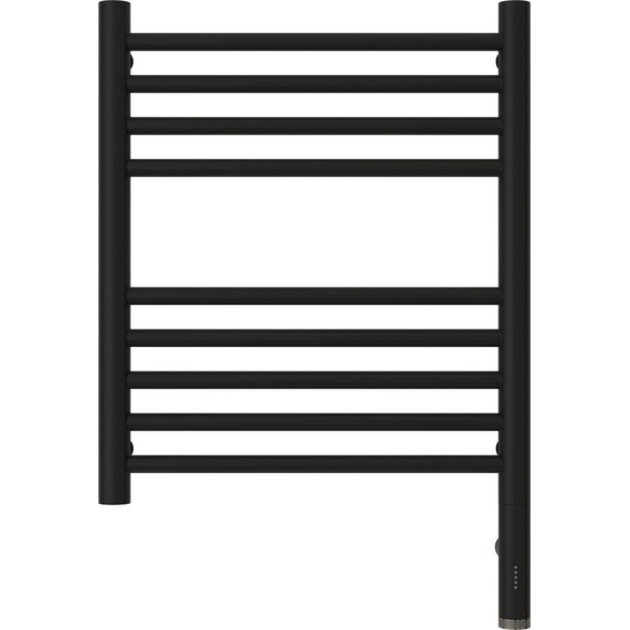 Полотенцесушитель электрический Сунержа Богема 3.0 П9 500x400 мм (прямая перемычка) 31-5805-5040 R, чёрный матовый - фото 2