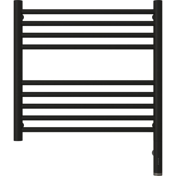 Полотенцесушитель электрический Сунержа Богема 3.0 П9 500x500 мм (прямая перемычка) 31-5805-5050 R, чёрный матовый - фото 2
