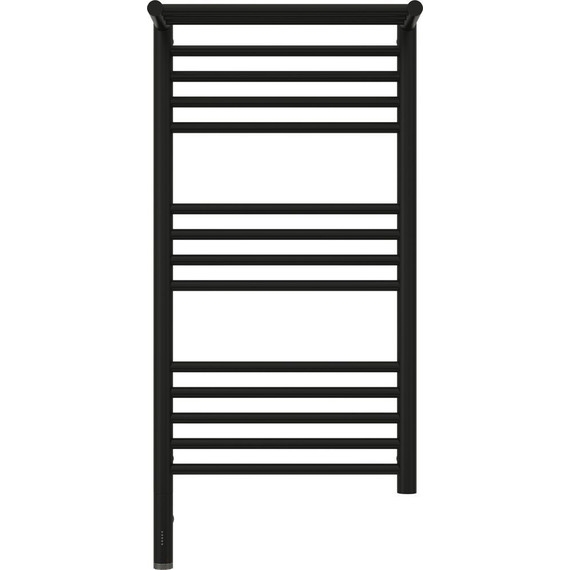 Полотенцесушитель электрический Сунержа Богема с полкой 3.0 П14 800x400 мм (прямая перемычка) 31-5806-8040 L, чёрный матовый - фото 2