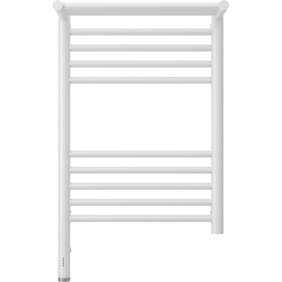 Полотенцесушитель электрический Сунержа Богема с полкой 3.0 П10 600x400 мм (прямая перемычка) 12-5806-6040 L, белый - фото 2