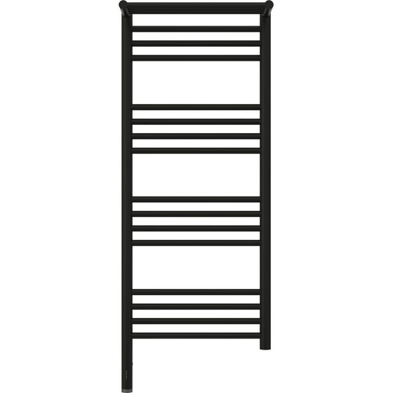 Полотенцесушитель электрический Сунержа Богема с полкой 3.0 П16 1000x400 мм (прямая перемычка) 31-5806-1040 L, чёрный матовый - фото 2