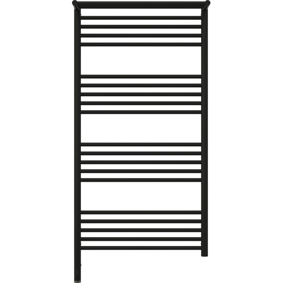 Полотенцесушитель электрический Сунержа Богема с полкой 3.0 П20 1200x600 мм (прямая перемычка) 31-5806-1260 L, чёрный матовый - фото 2