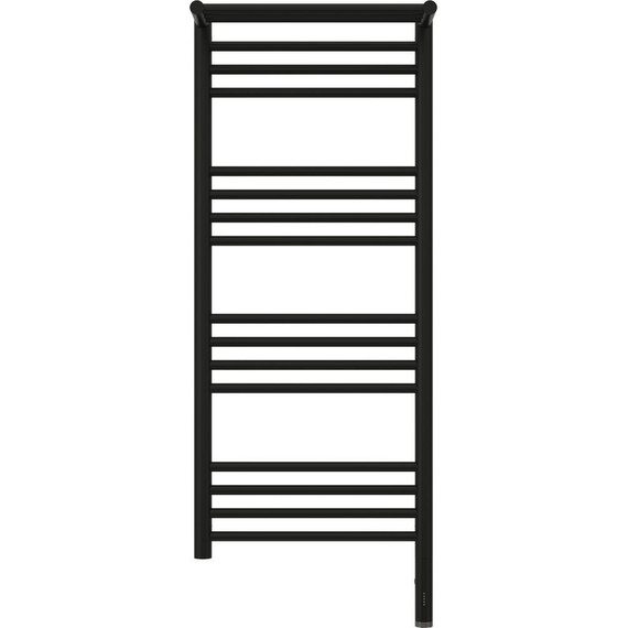 Полотенцесушитель электрический Сунержа Богема с полкой 3.0 П16 1000x400 мм (прямая перемычка) 31-5807-1040 R, чёрный матовый - фото 2
