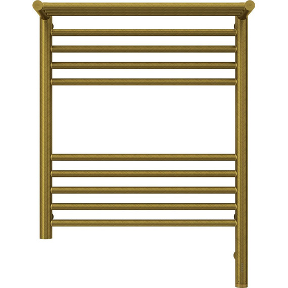 Полотенцесушитель электрический Сунержа Богема с полкой 3.0 П10 600x500 мм (прямая перемычка) 05-5807-6050 R, состаренная бронза - фото 2