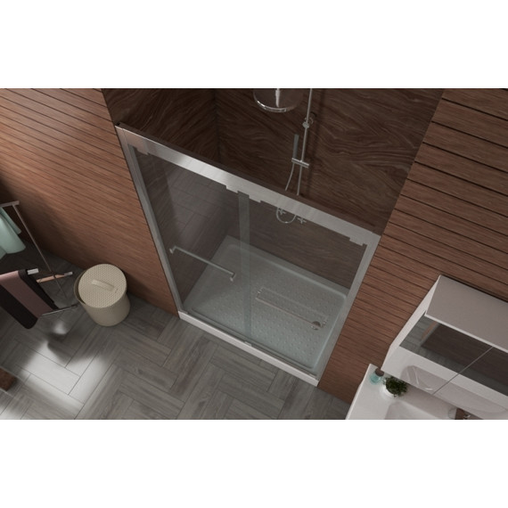 Душевая дверь Bravat Stream 120 см, BD120.4203S, хром/прозрачное - фото 5