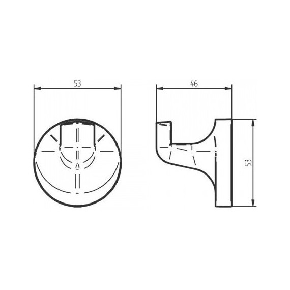 Крючок Haceka Aspen 405312 - фото, картинка 3 Крючок Haceka Aspen 405312 - фото 3