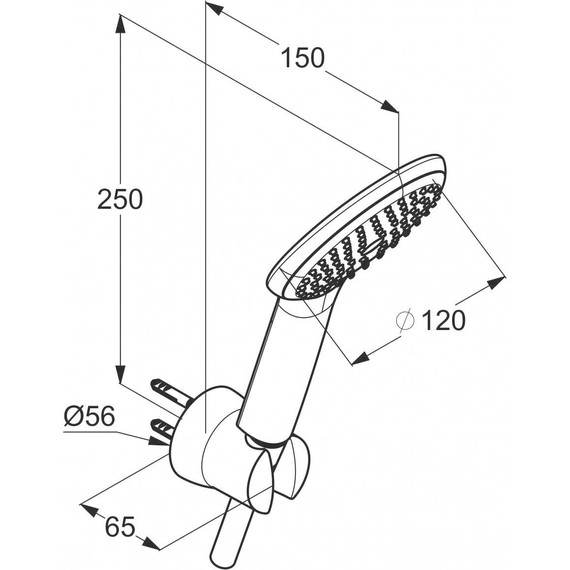 Душевой гарнитур Kludi Freshline 6785005-00 - фото 2