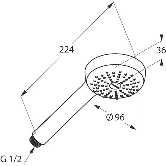 Душевой гарнитур Kludi Logo 1S 6819005-00 - фото 5