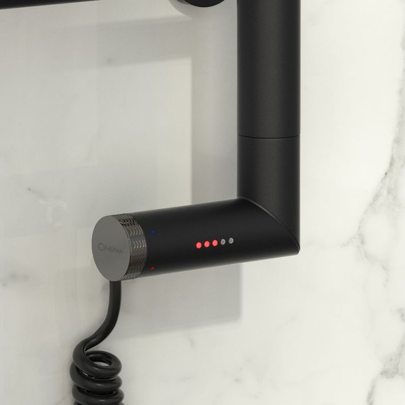 Полотенцесушитель электрический Сунержа Галант 2.0 П5 600x500 мм 15-5201-6050 R, тёмный титан муар - фото 3