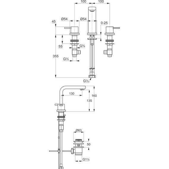 Смеситель для раковины Kludi Zenta 383930575 - фото 3