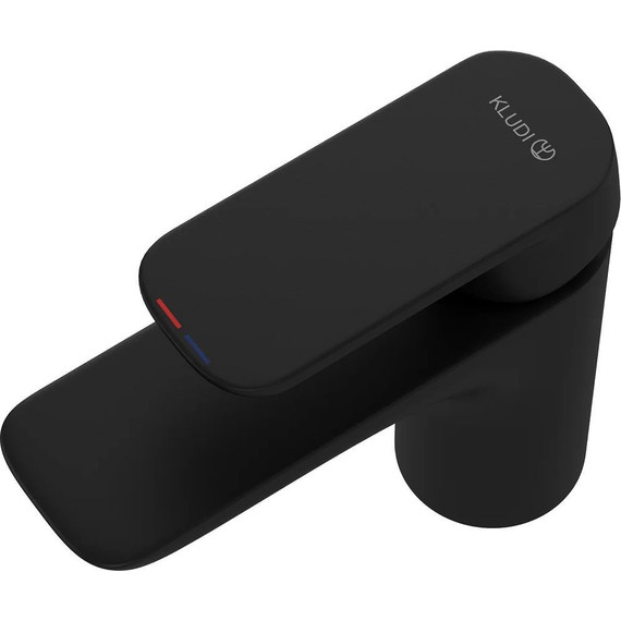 Смеситель для раковины Kludi Pure&Style 400283975, черный матовый - фото 3