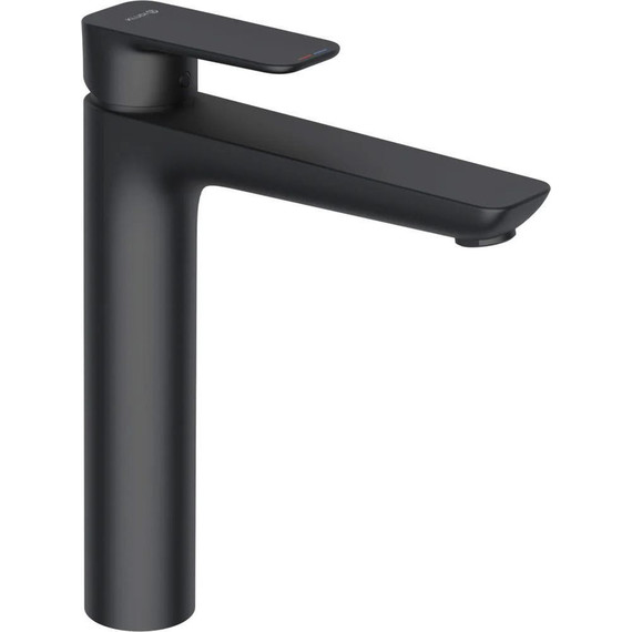 Смеситель для раковины высокий Kludi Pure&Style 402963975, черный матовый - фото 