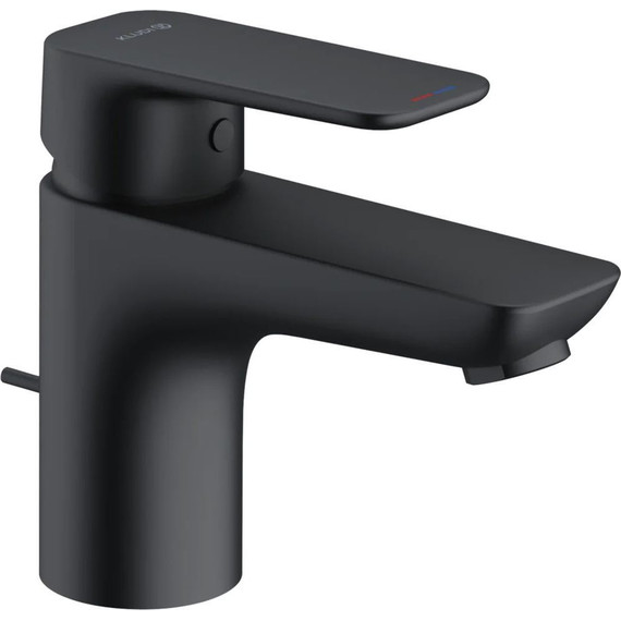 Смеситель для раковины Kludi Pure&Style 403823975, черный матовый - фото 