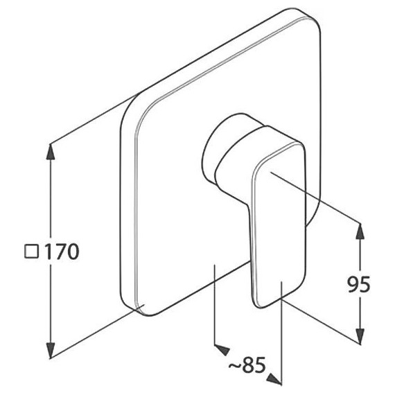 Смеситель для душа Kludi Pure&Style 406550575 - фото 6