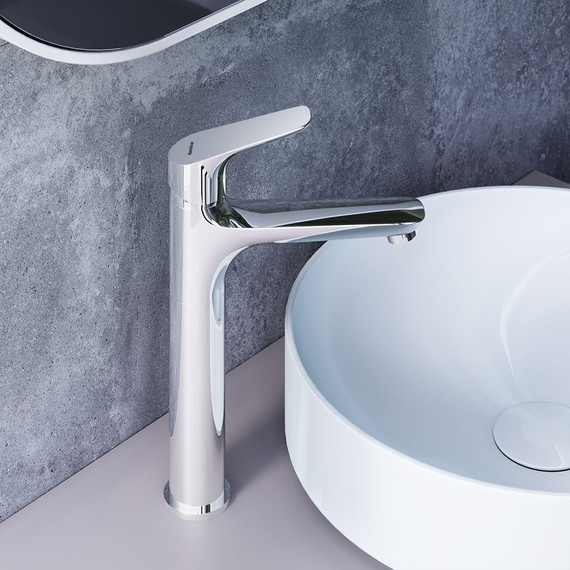 Смеситель для раковины высокий Damixa Jupiter 770250001, Цвет производителя: хром - фото 4