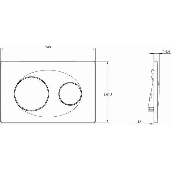 Инсталляция с подвесным безободковым унитазом Azario Teramo AZ-8010-1000+AZ-8200-0010+AZ-0052, Цвет производителя: белый - фото 9