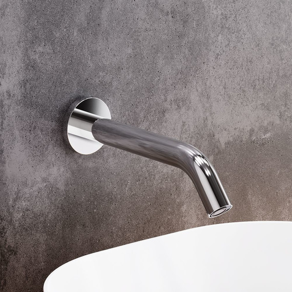 Смеситель для раковины настенный сенсорный Damixa Scandinavian Pure 360270000, Цвет производителя: хром - фото 3