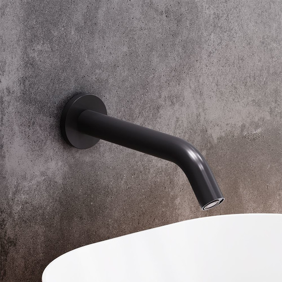 Смеситель для раковины настенный сенсорный Damixa Scandinavian Pure 360270300, черный, Цвет производителя: чёрный - фото, картинка 3 Смеситель для раковины настенный сенсорный Damixa Scandinavian Pure 360270300, черный, Цвет производителя: чёрный - фото 3