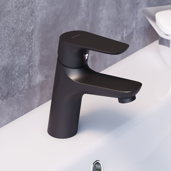 Смеситель для раковины Damixa Jupiter 770210301, черный, Цвет производителя: чёрный - фото 2