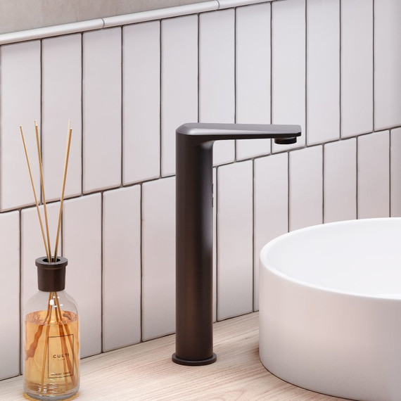 Смеситель для раковины высокий сенсорный Damixa Jupiter 770280300, черный, Цвет производителя: чёрный - фото 2