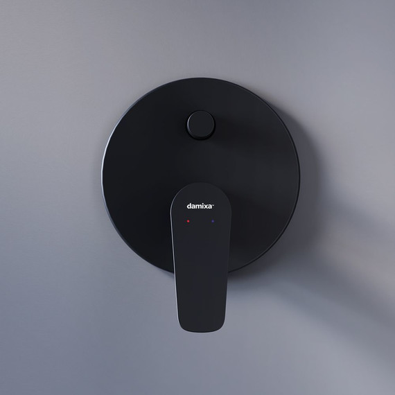 Смеситель для ванны Damixa Jupiter 777100300, черный, Цвет производителя: чёрный - фото 2