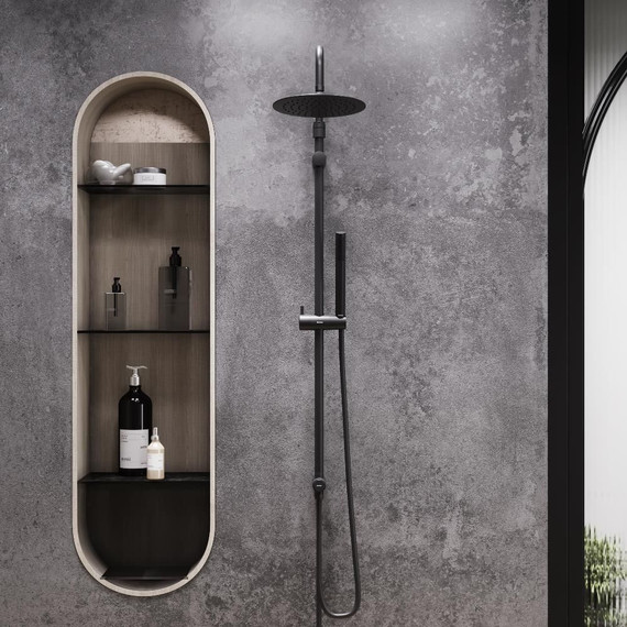 Душевая стойка Damixa Scandinavian Pure 936000300, черный - фото 3