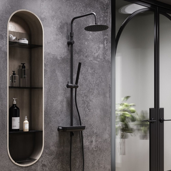 Душевая стойка Damixa Scandinavian Pure 936730300, черный - фото 2