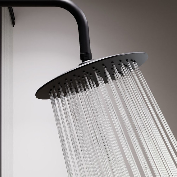 Душевая стойка с термостатом Damixa Scandinavian Pure 936760300, черный - фото 6