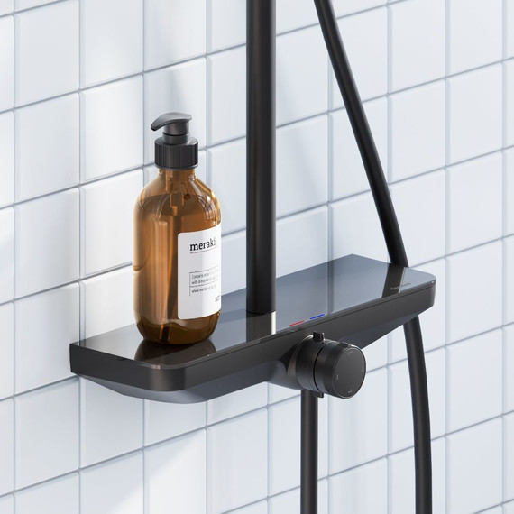 Душевая стойка Damixa Merkur 940730300, черный - фото 4