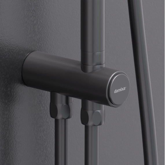 Душевая стойка Damixa Apollo 947000300, черный - фото, картинка 4 Душевая стойка Damixa Apollo 947000300, черный - фото 4