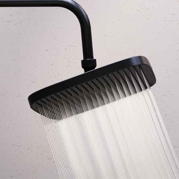 Душевая стойка с термостатом Damixa Gala 953800300, черный - фото 6