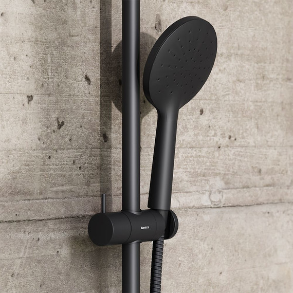 Душевая стойка Damixa Jupiter 977000300, черный - фото 3