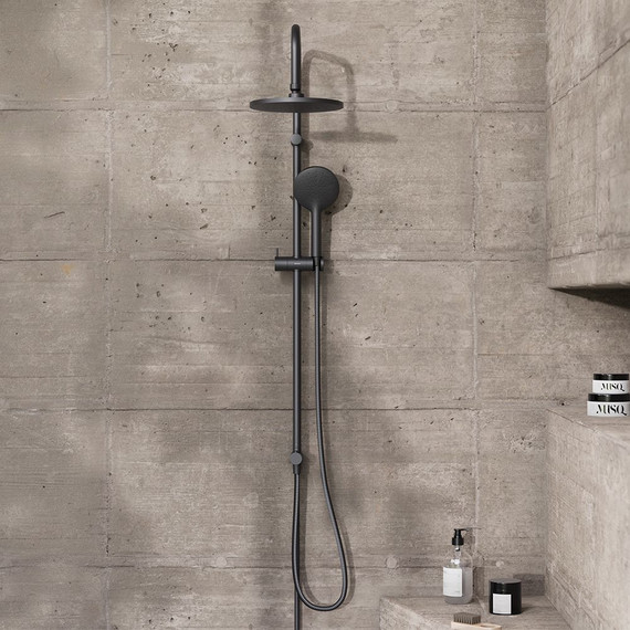 Душевая стойка Damixa Jupiter 977000300, черный - фото 5