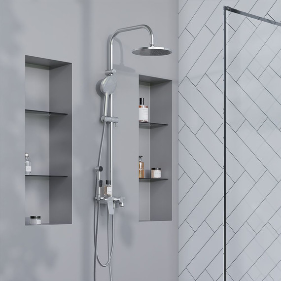 Душевая стойка Damixa Jupiter 977770000 с гигиеническим душем - фото 2