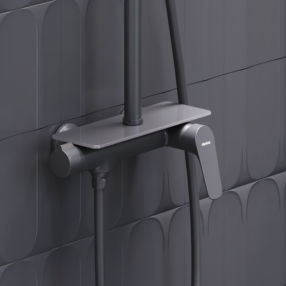 Душевая стойка Damixa Jupiter 977780300, черный - фото 4