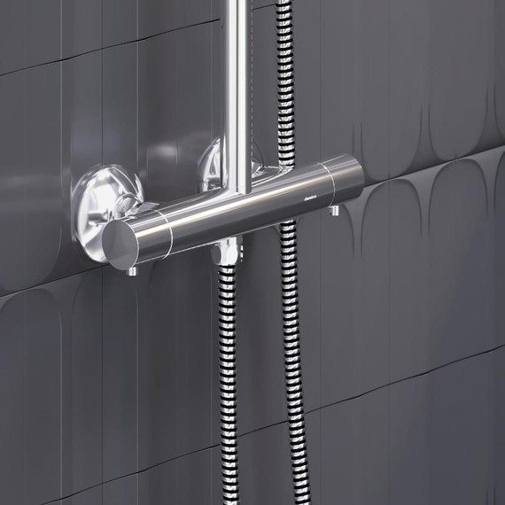 Душевая стойка с термостатом Damixa Jupiter 977800000 - фото 4