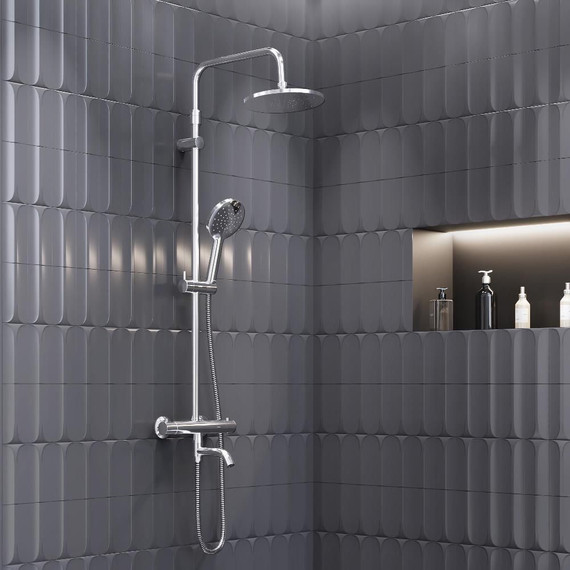 Душевая стойка c термостатом Damixa Jupiter 977810000 - фото 2