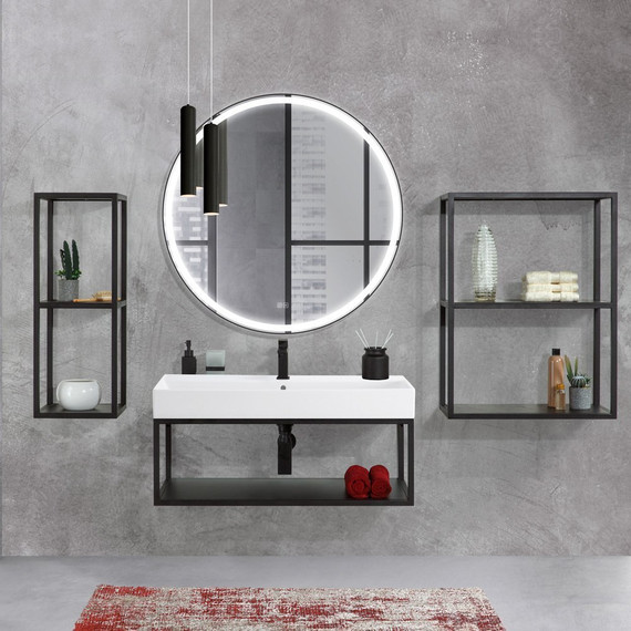 Зеркало Cezares Cadro Led 100 см CZR-SPC-CADRO-1000-LED-TCH-WARM - фото, картинка 4 Зеркало Cezares Cadro Led 100 см CZR-SPC-CADRO-1000-LED-TCH-WARM - фото 4