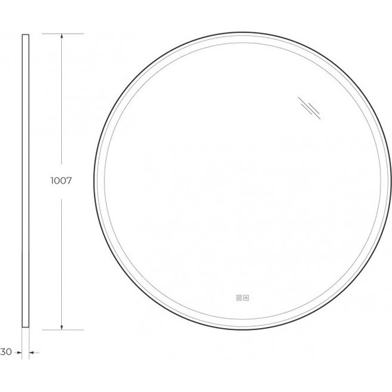 Зеркало Cezares Cadro Led 100 см CZR-SPC-CADRO-1000-LED-TCH-WARM - фото, картинка 12 Зеркало Cezares Cadro Led 100 см CZR-SPC-CADRO-1000-LED-TCH-WARM - фото 12
