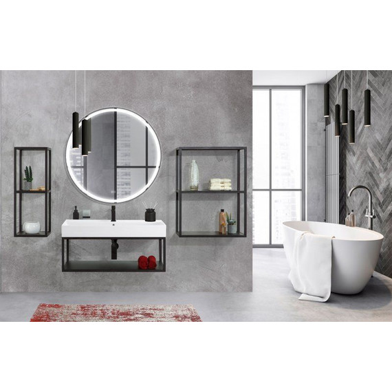 Зеркало Cezares Cadro Led 60 см CZR-SPC-CADRO-600-LED-TCH-WARM - фото 5